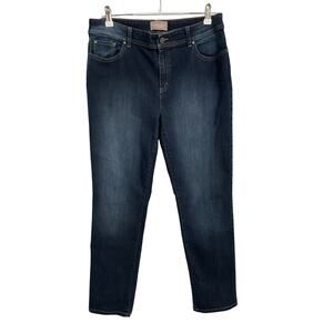 Chico's Women's 1.5S US10‎ Classic Stretch Denim Jeans Western Cowgirl Mid Rise